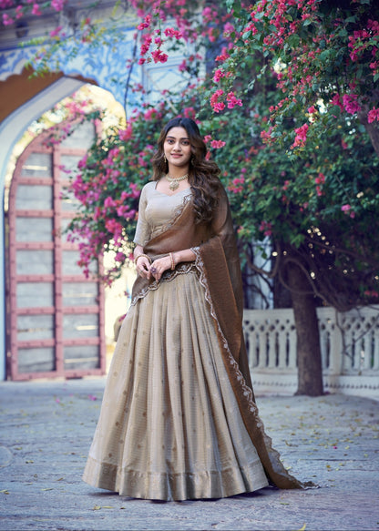 Nritya Chinon Zari Davani Collection