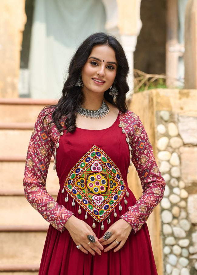 Mirror Kodi Touch Cotton Print Gown