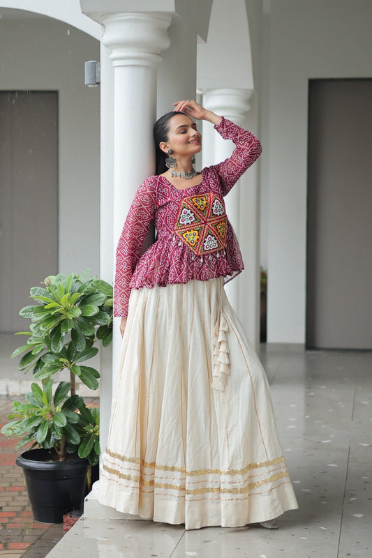 Graceful Gota Work Lehenga