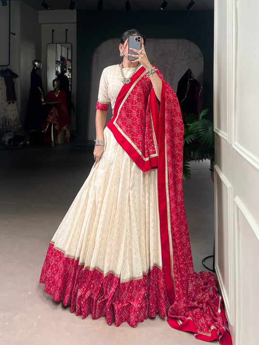 Festive Flair Bandhej Chaniya Choli