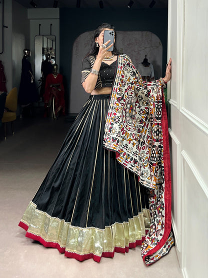 Tradition Golden Weaves Chaniya Choli