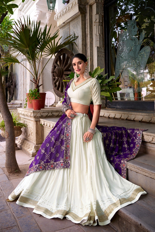 Zari Glow Classic Navratri Lehenga