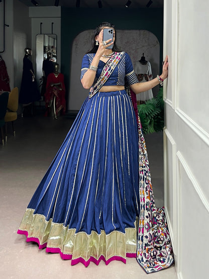 Tradition Golden Weaves Chaniya Choli