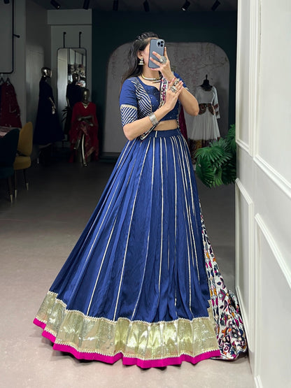 Tradition Golden Weaves Chaniya Choli