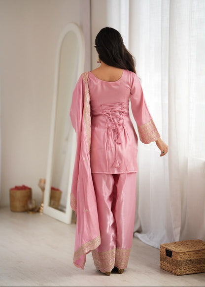 Noorani Dori Embroidery Farshi Salwar Set