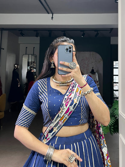 Tradition Golden Weaves Chaniya Choli
