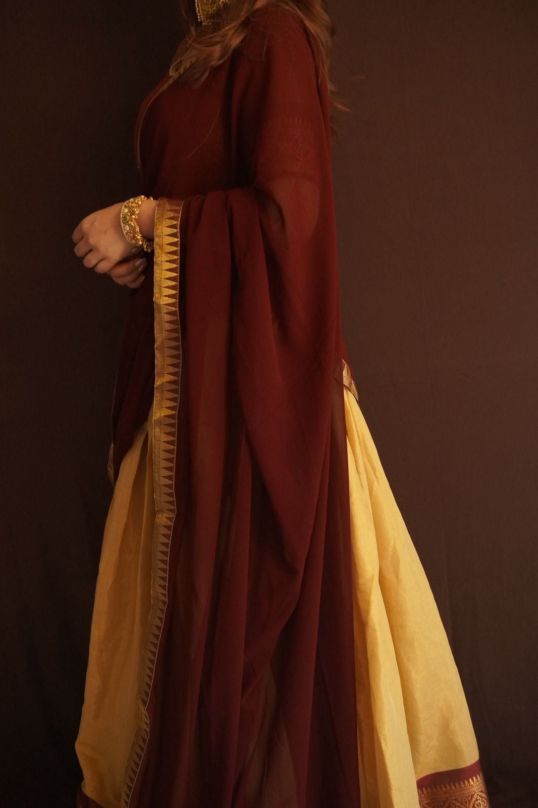 Classic South Indian Half Saree
