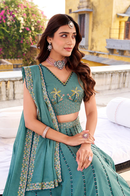 Sitara Sequined Embroidered Lehenga Sets