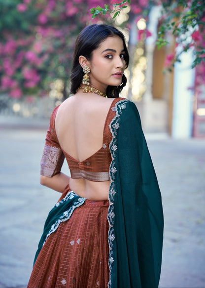 Nritya Chinon Zari Davani Collection