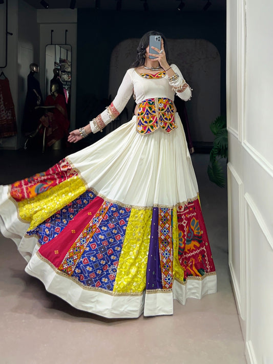 Festive Multi Patchwork Lehenga