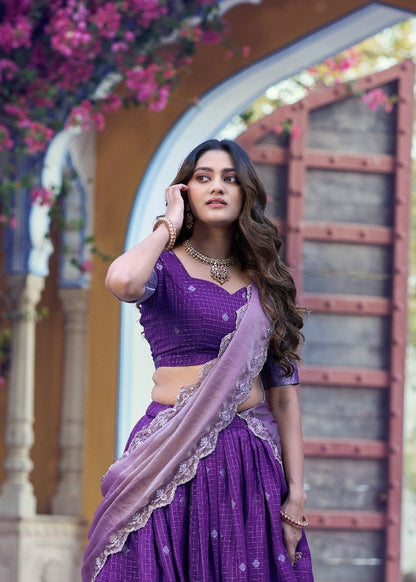 Nritya Chinon Zari Davani Collection