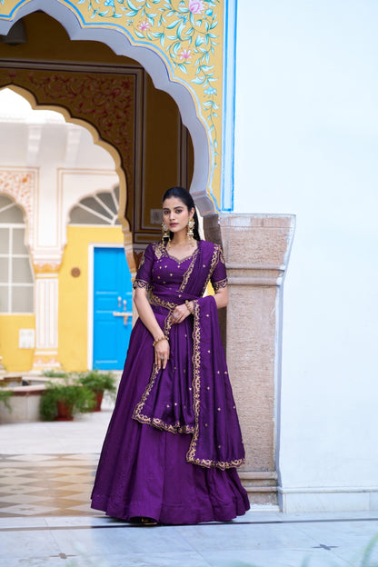 Chandrika Sequins Festive Lehenga Set
