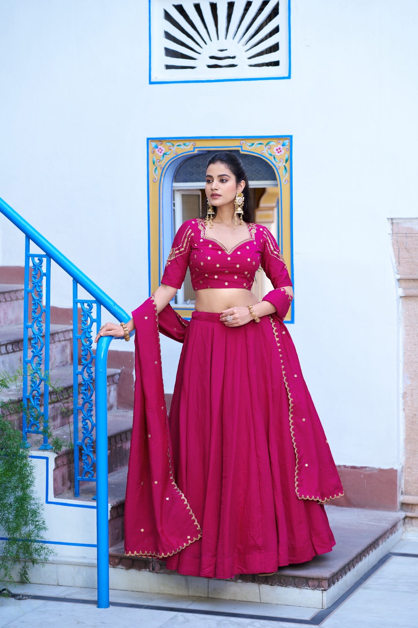 Chandrika Sequins Festive Lehenga Set