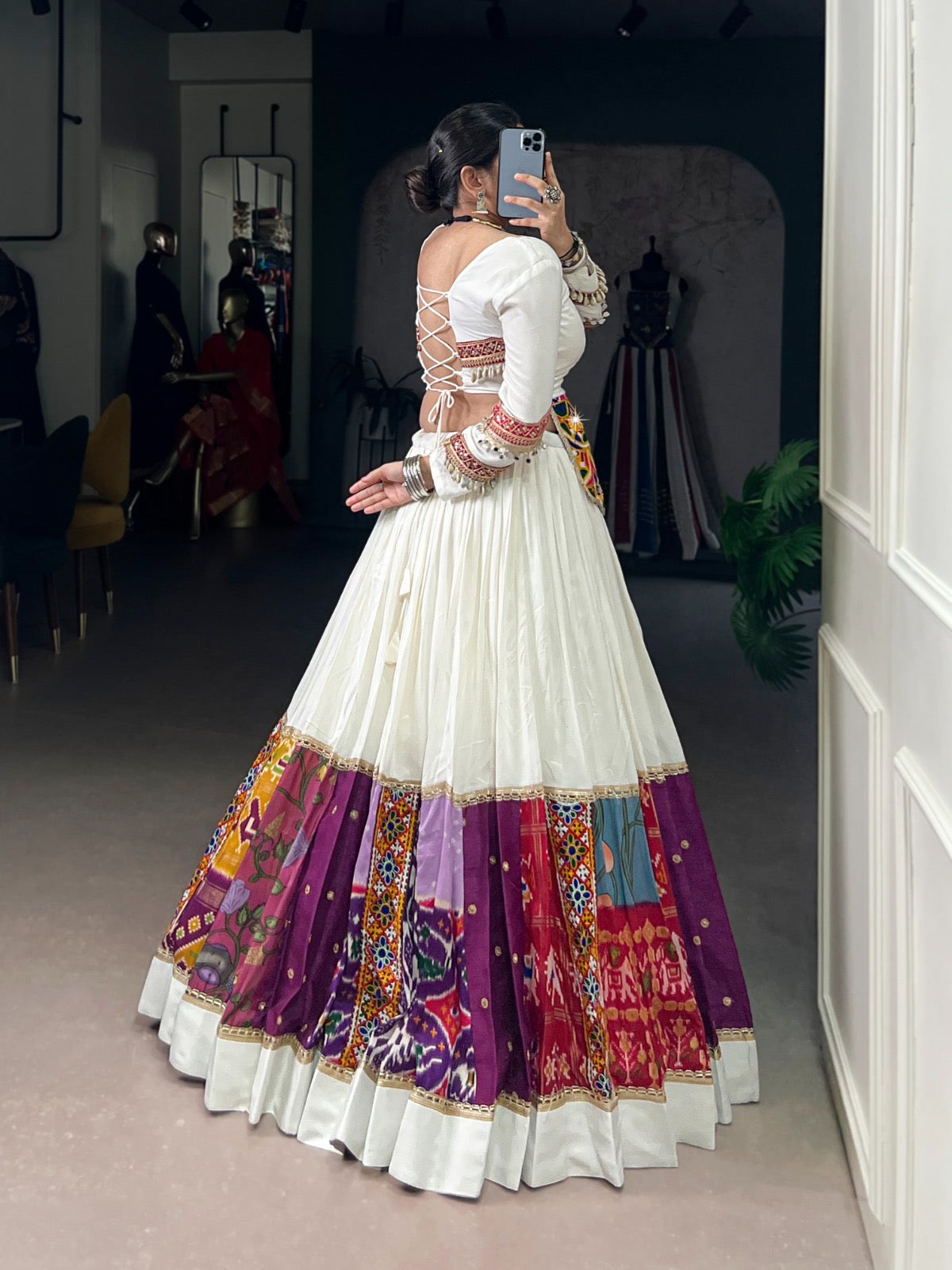Multicolour Patchwork Chaniya Choli
