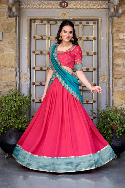 Zari Weave Mystic Shine Lehenga
