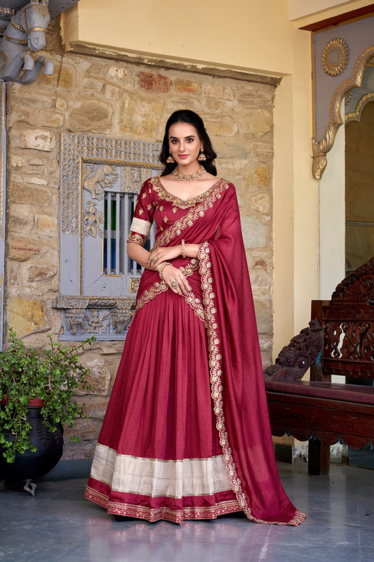 Zari Weave Mystic Shine Lehenga