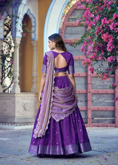 Nritya Chinon Zari Davani Collection
