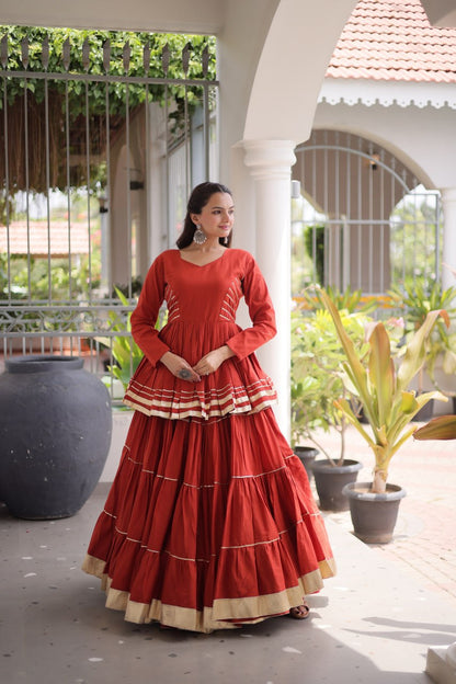 Rang Utsav Gota Patti Lehenga