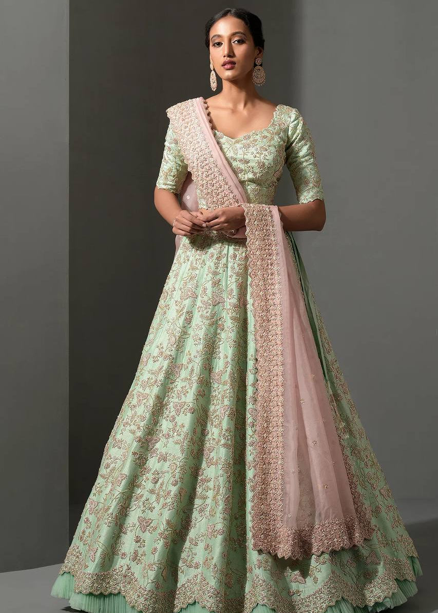 Mulberry Dream Sequin Lehenga Set