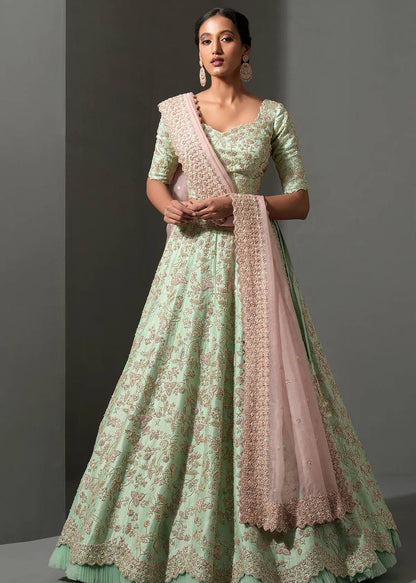Mulberry Dream Sequin Lehenga Set