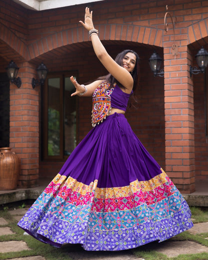 Twilight Twirls Festive Lehenga