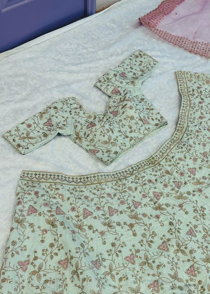 Mulberry Dream Sequin Lehenga Set