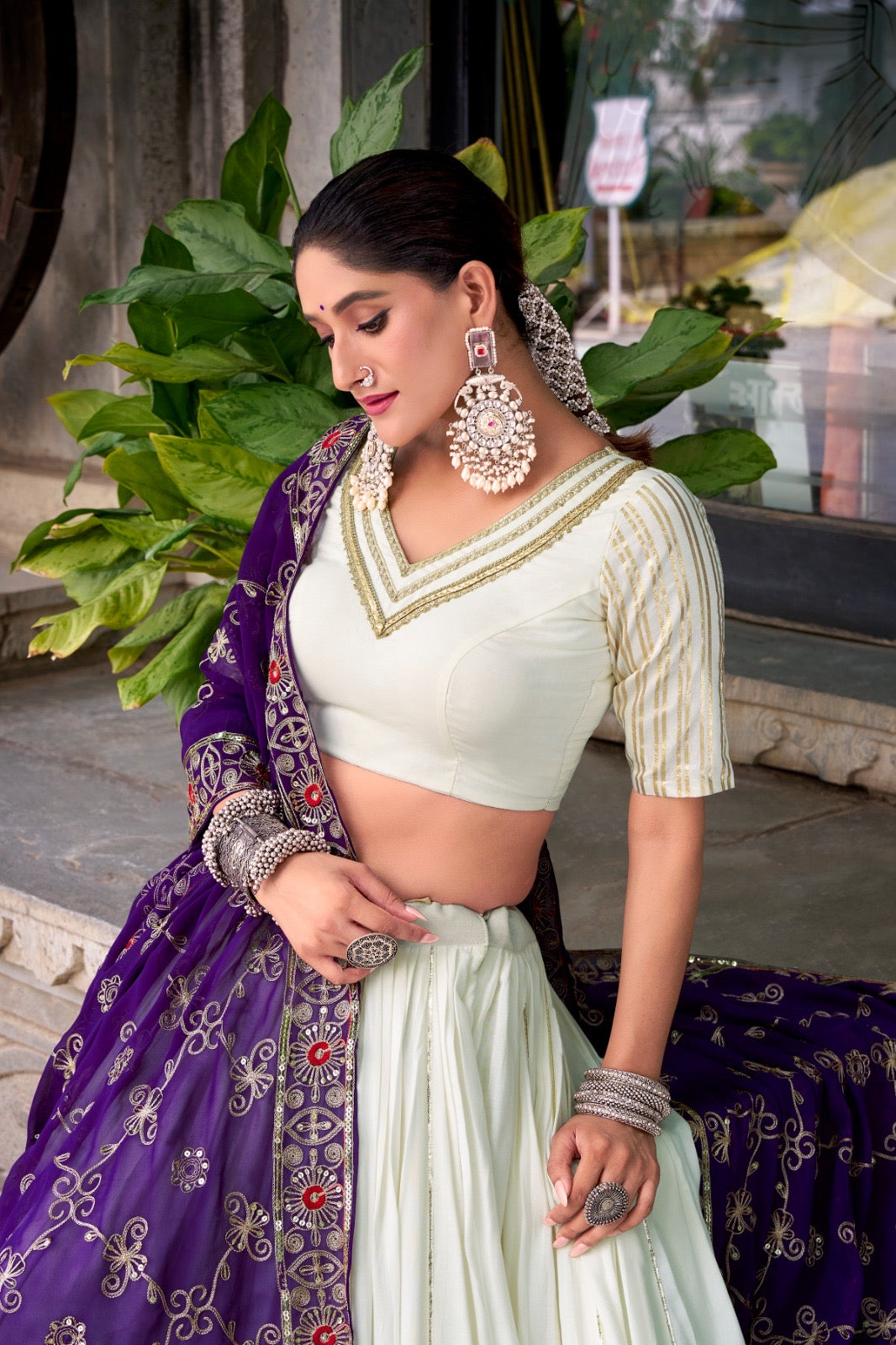 Zari Glow Classic Navratri Lehenga