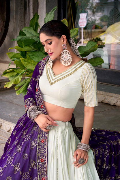 Zari Glow Classic Navratri Lehenga