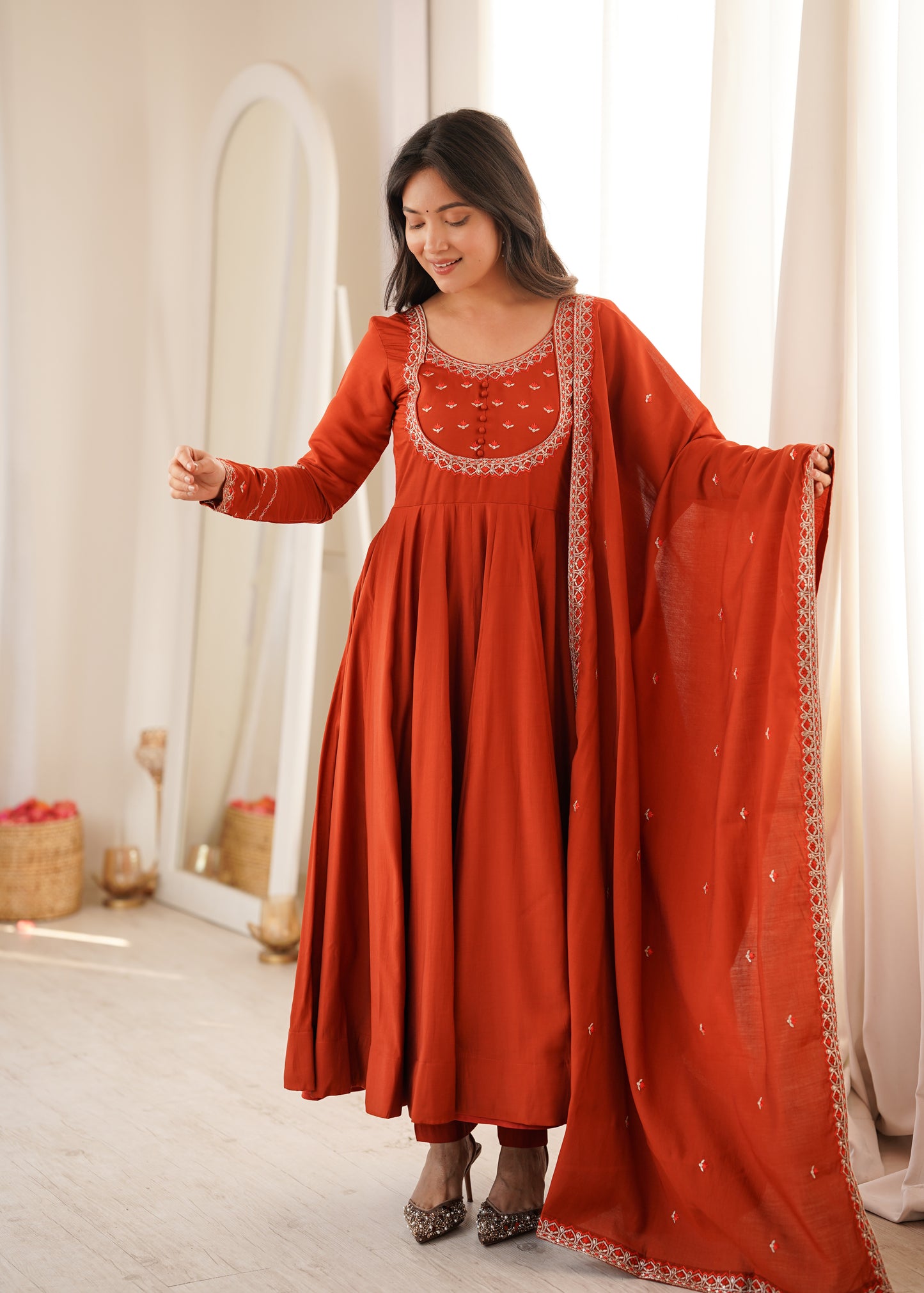 The Amara Flare Anarkali Ensemble