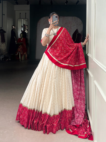 Festive Flair Bandhej Chaniya Choli