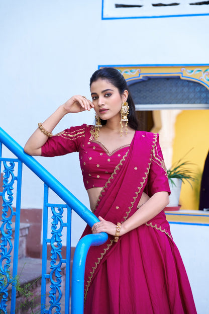Chandrika Sequins Festive Lehenga Set