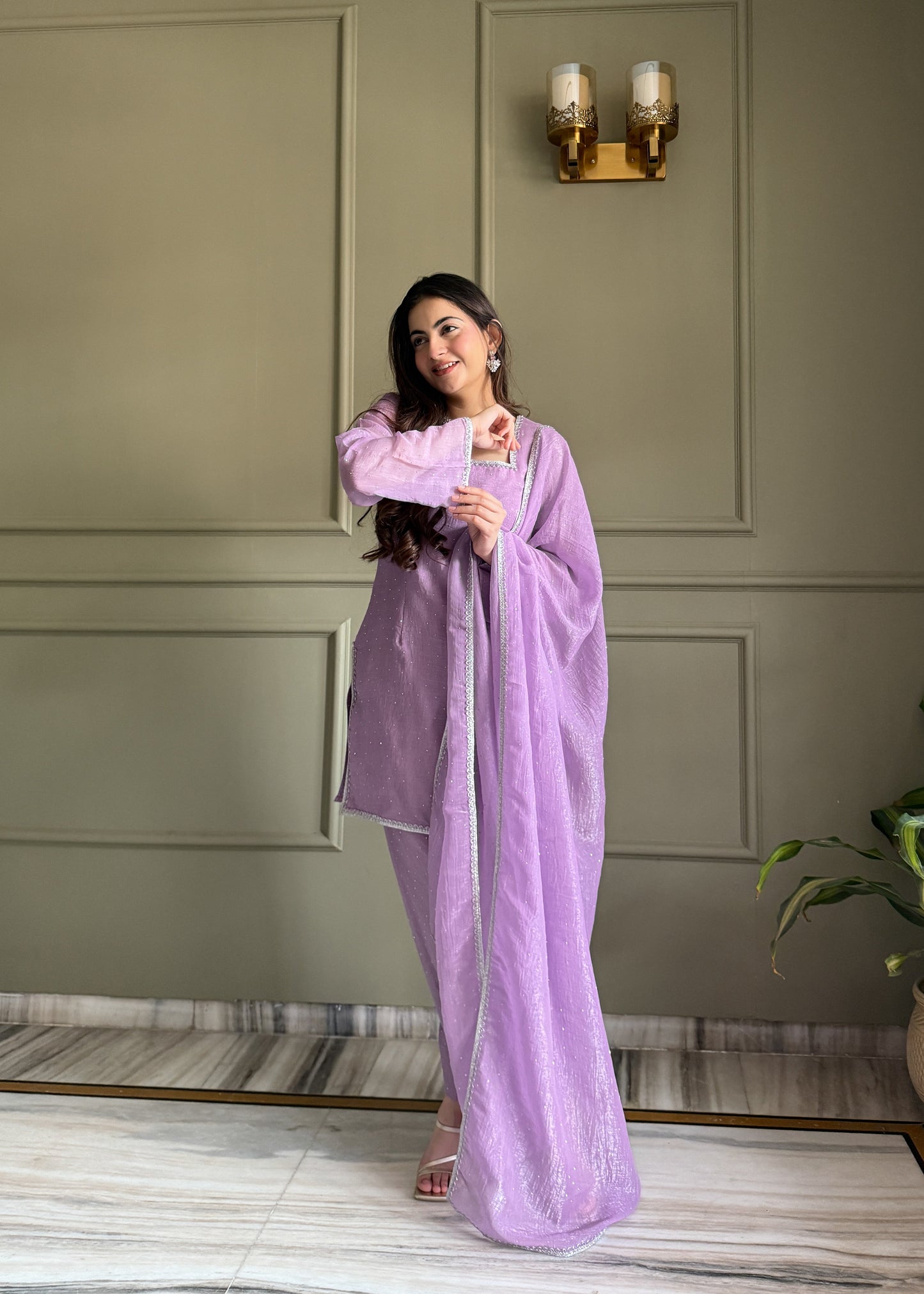 Swarovski Glow Farshi Salwar Set