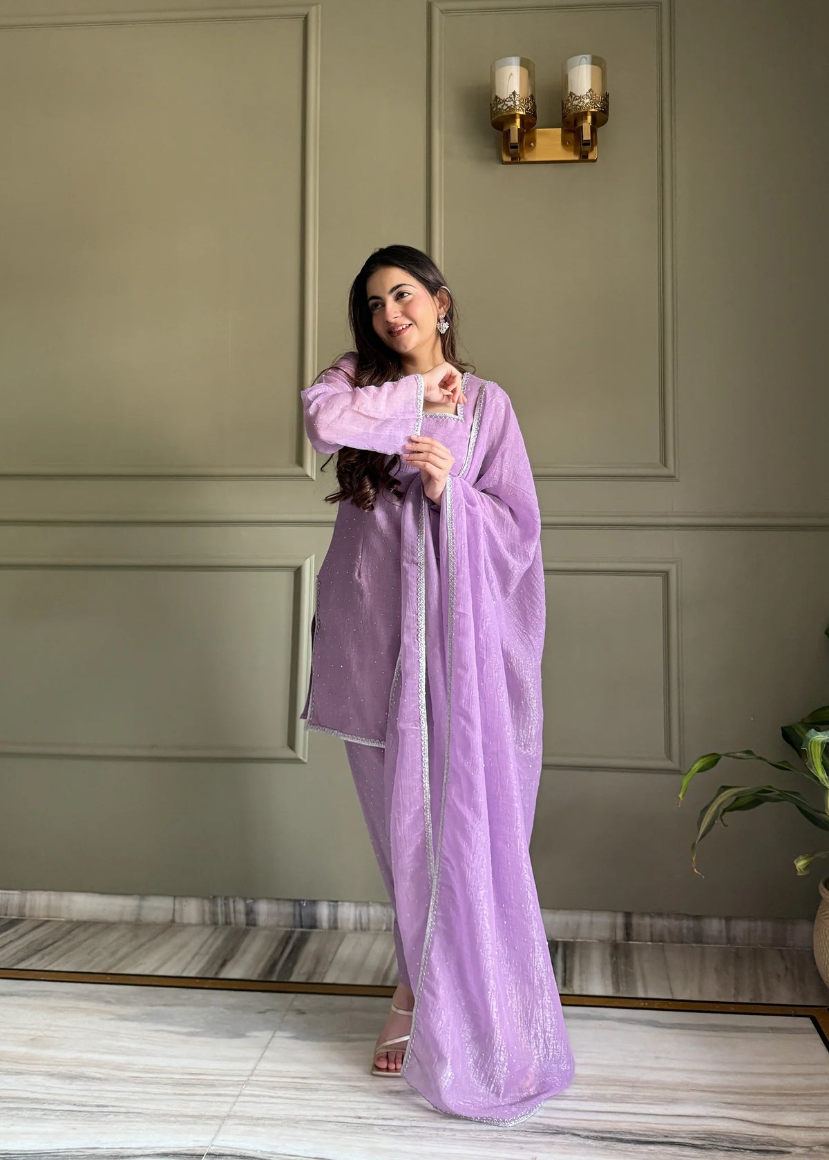 Soft Dreamy Diamond Suit Set