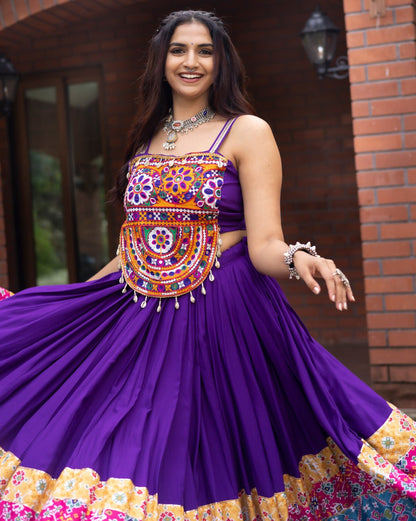 Twilight Twirls Festive Lehenga