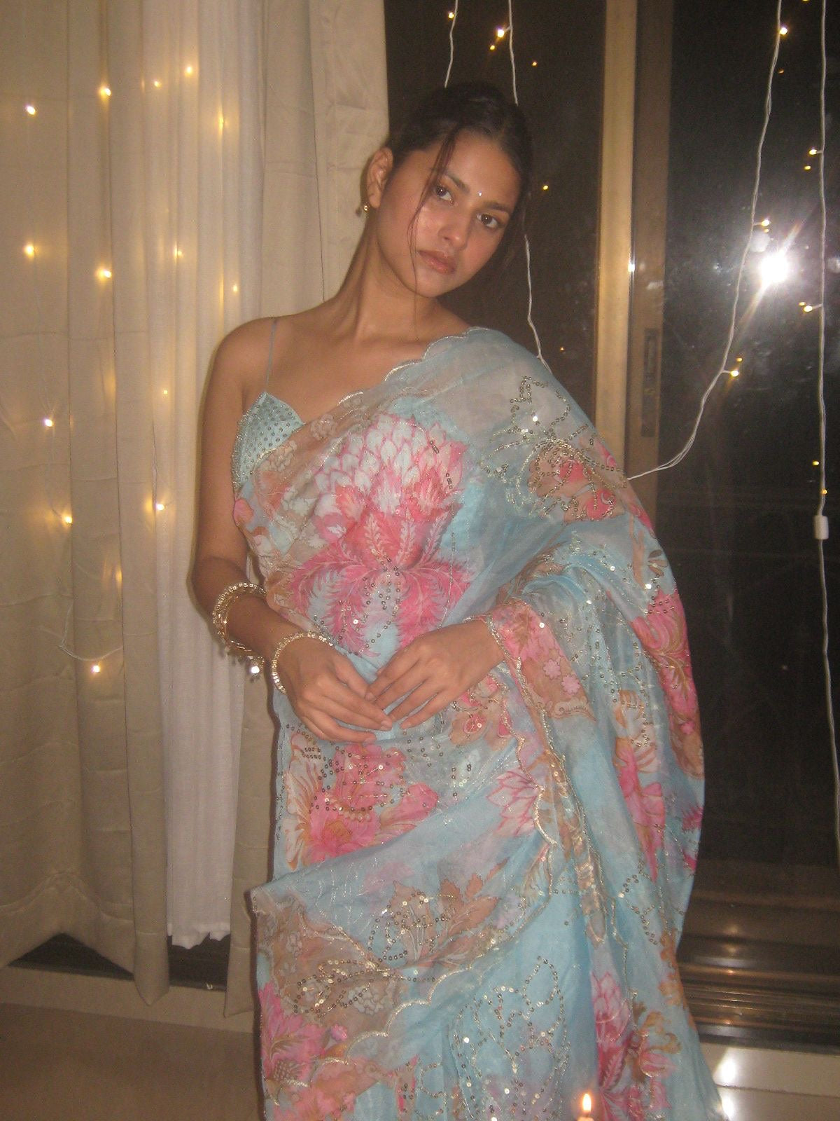 Soft Glaze Corset Saree