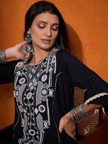 Noor-E-Kala Mirror Co-ord Set