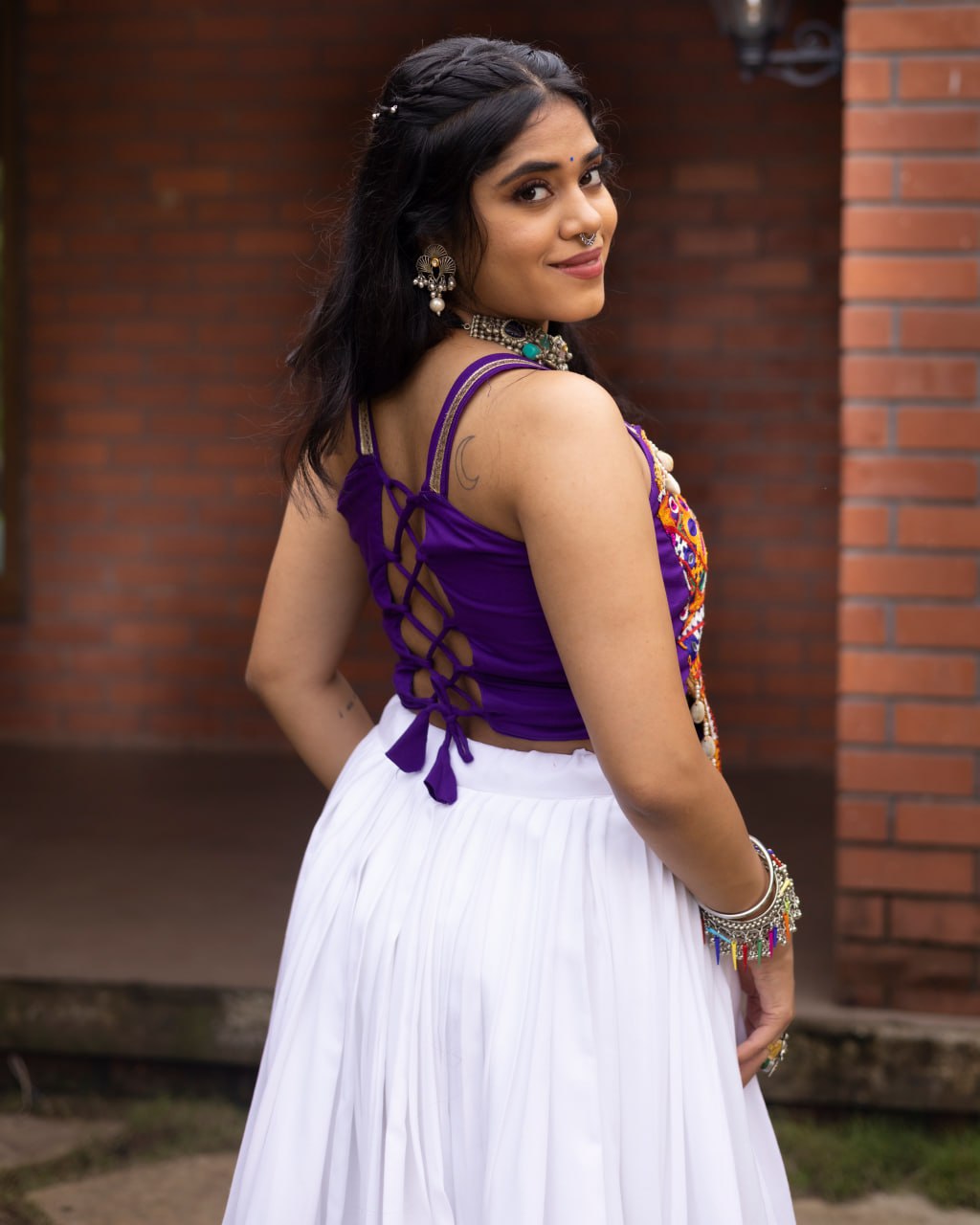 Twilight Twirls Festive Lehenga