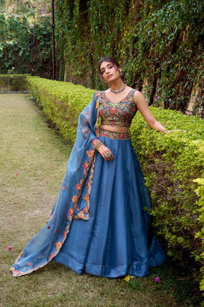 Ethereal Royal Chanda Silk Lehenga Sets