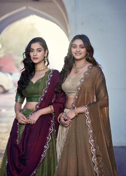 Nritya Chinon Zari Davani Collection