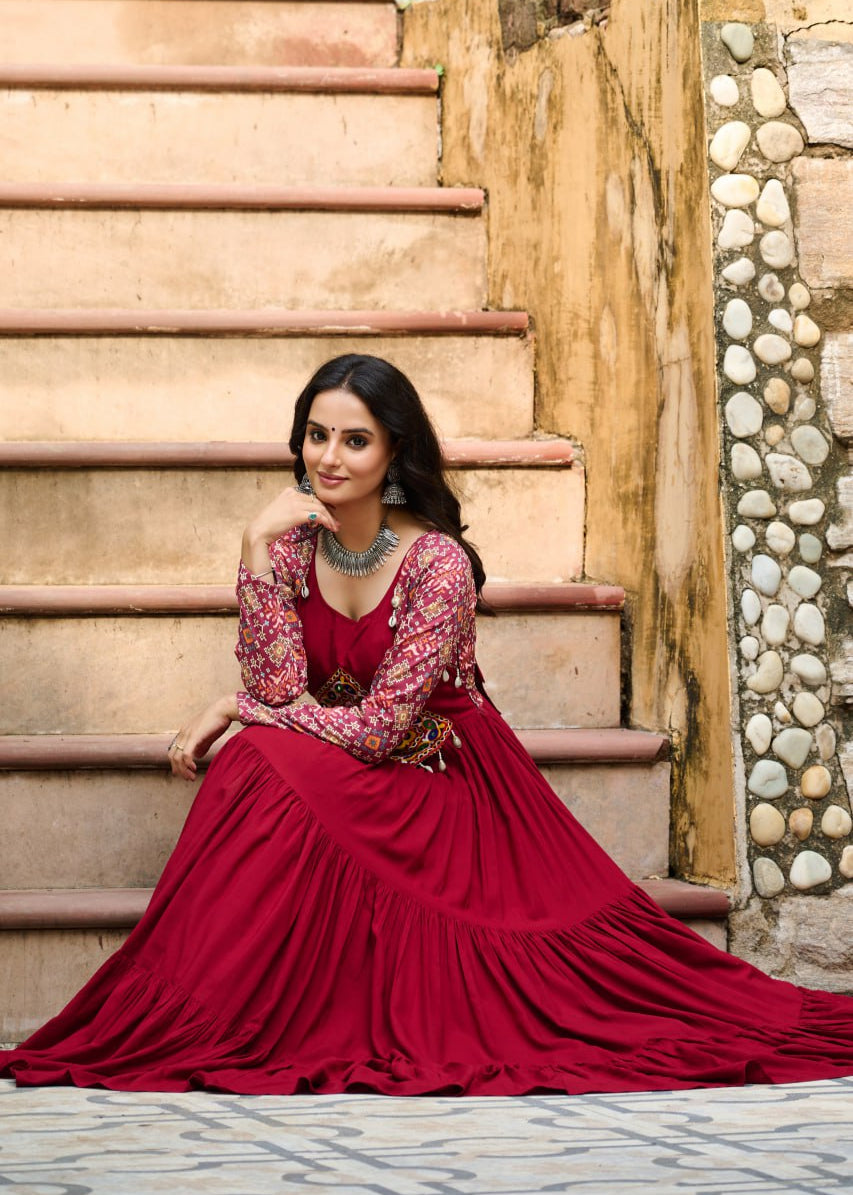 Mirror Kodi Touch Cotton Print Gown