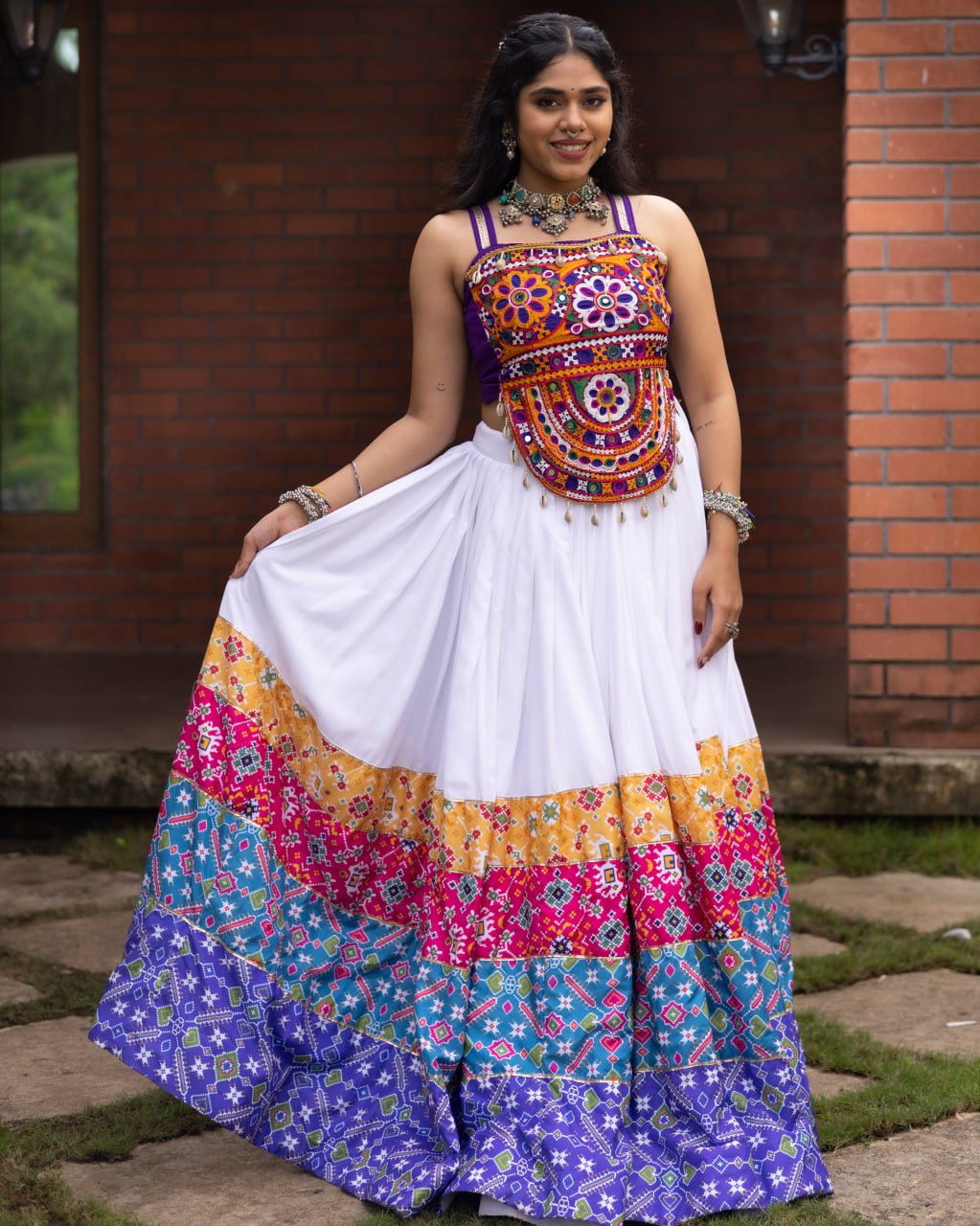 Twilight Twirls Festive Lehenga