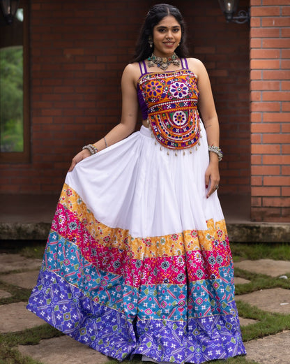 Twilight Twirls Festive Lehenga