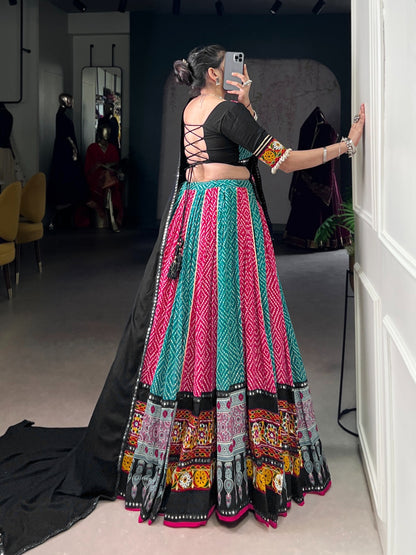 Bandhej & Ajarakh Print Chaniya Choli