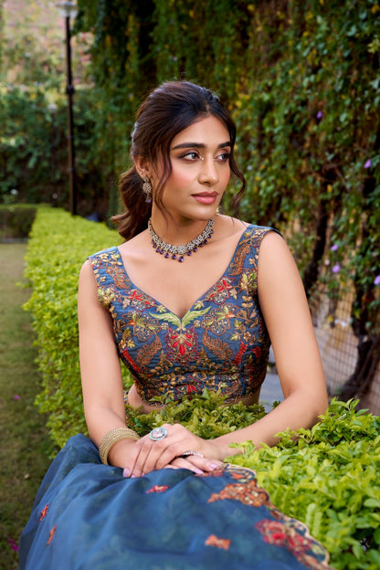 Ethereal Royal Chanda Silk Lehenga Sets
