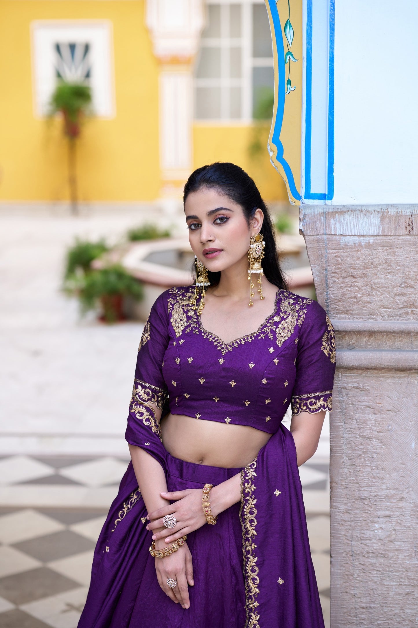 Chandrika Sequins Festive Lehenga Set