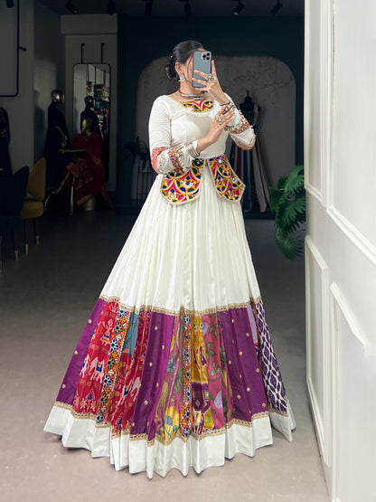 Multicolour Patchwork Chaniya Choli