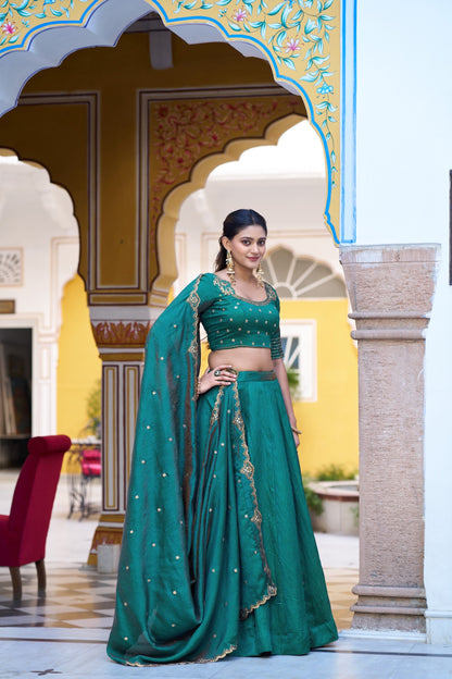 Chandrika Sequins Festive Lehenga Set