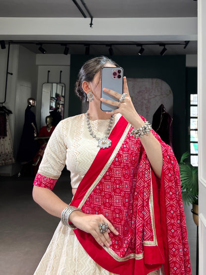 Festive Flair Bandhej Chaniya Choli