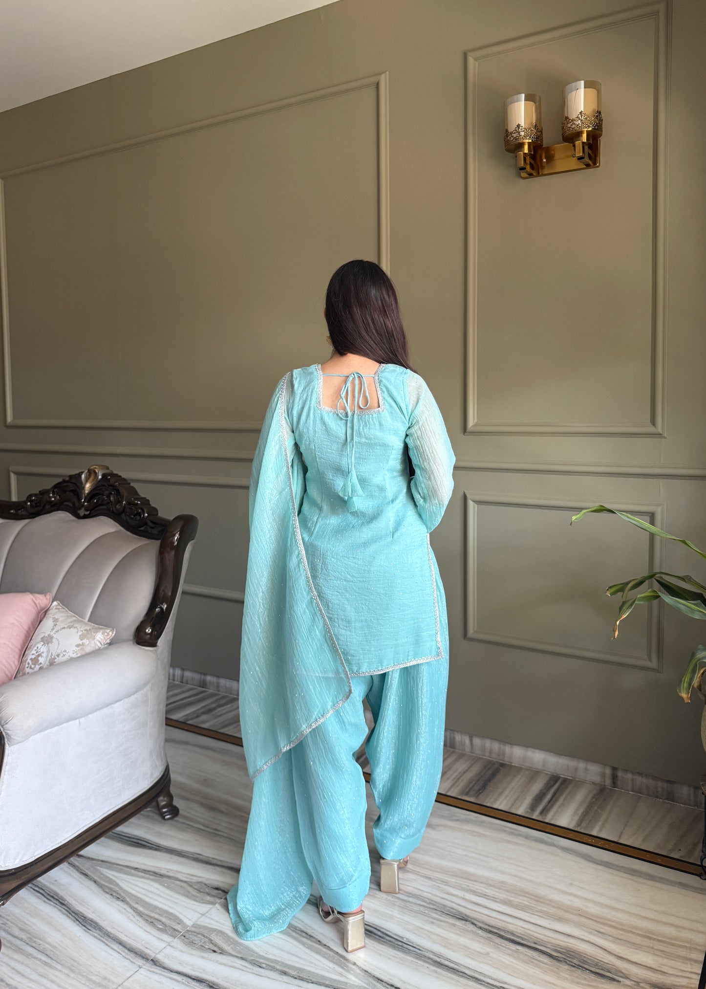 Soft Aqua Dream Suit Set