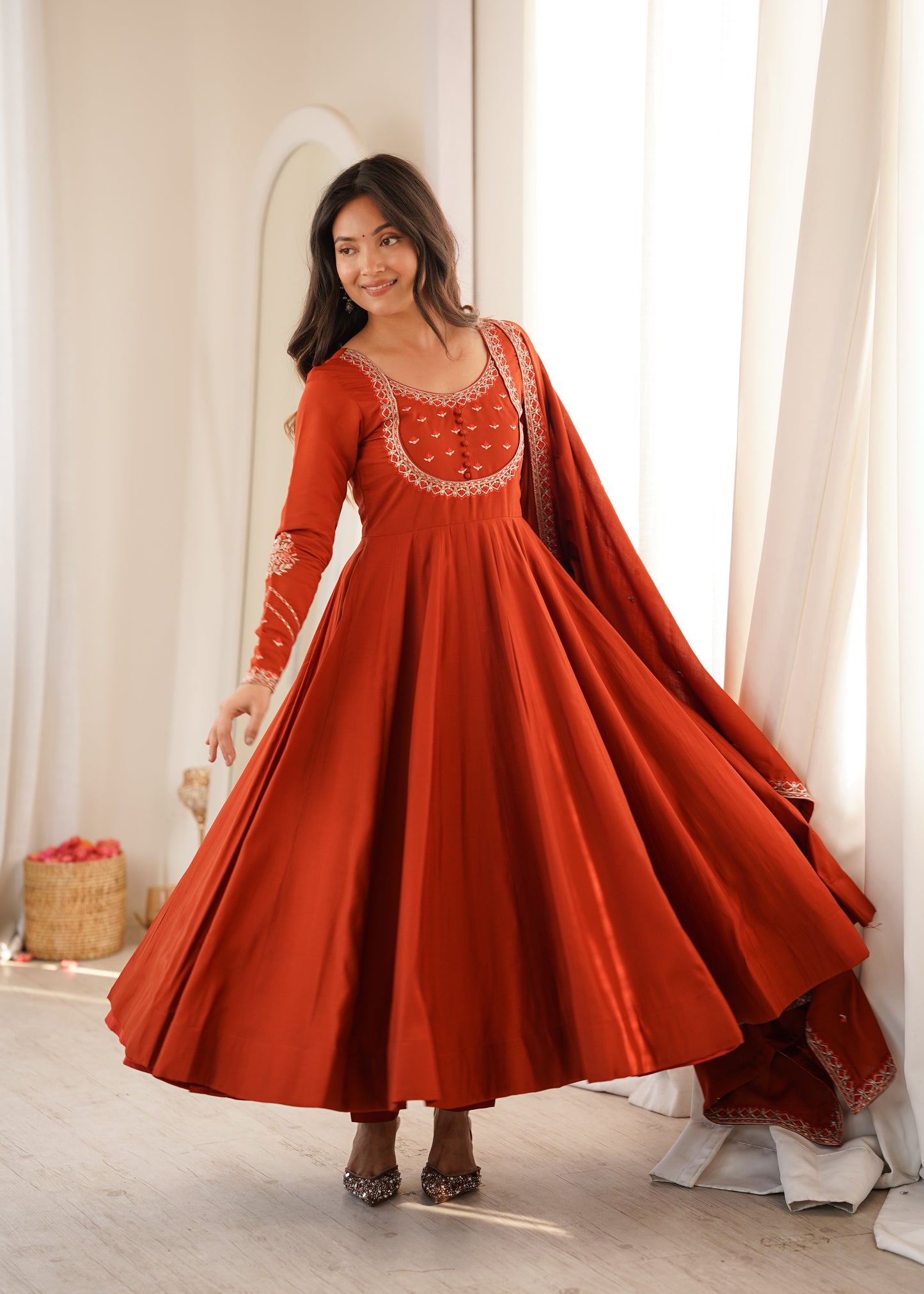 The Amara Flare Anarkali Ensemble